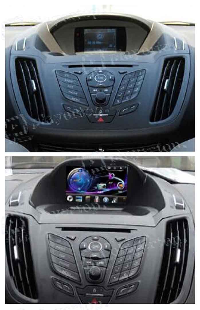 installer autoradio gps Ford focus 2011 2013